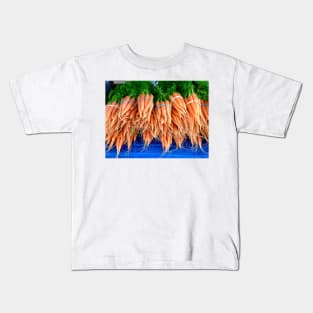 Bunches of Carrots in Santa Barbara Kids T-Shirt